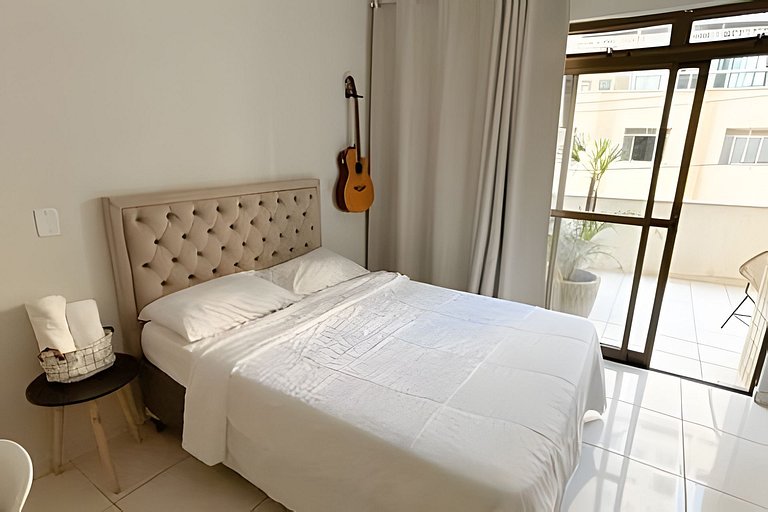 No centro com Varanda, Smart Tv, Elevador e Garagem Paga